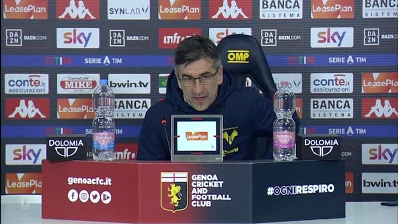 Juric: "Arrabbiato? No, deluso per i ragazzi"