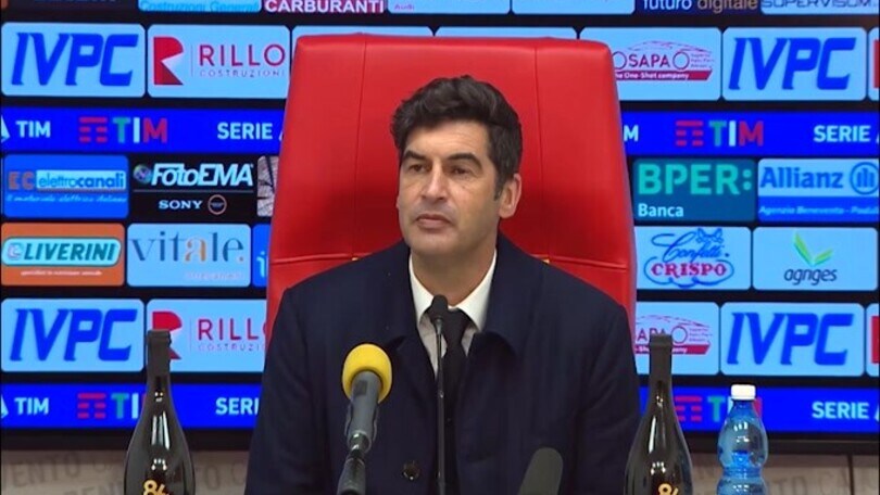Fonseca: "L'uomo in meno del Benevento non ha cambiato la gara"
