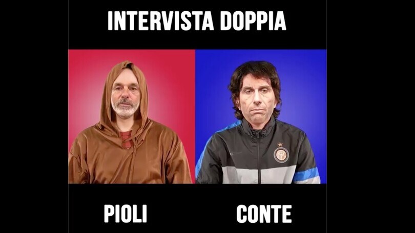 Pioli e Conte, un'intervista doppia tutta da ridere