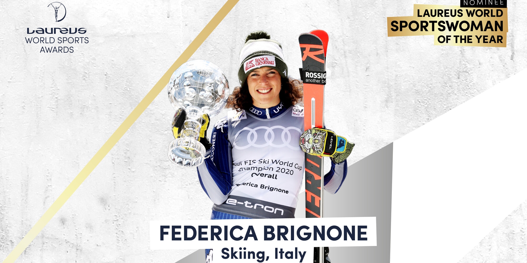 Federica Brignone nominata ai Laureus Sports Awards