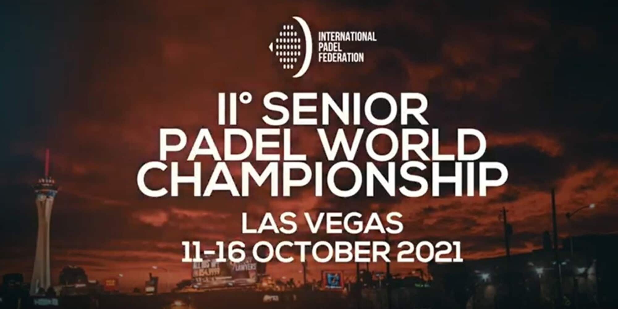 Ad ottobre il Campionato Mondiale Senior!