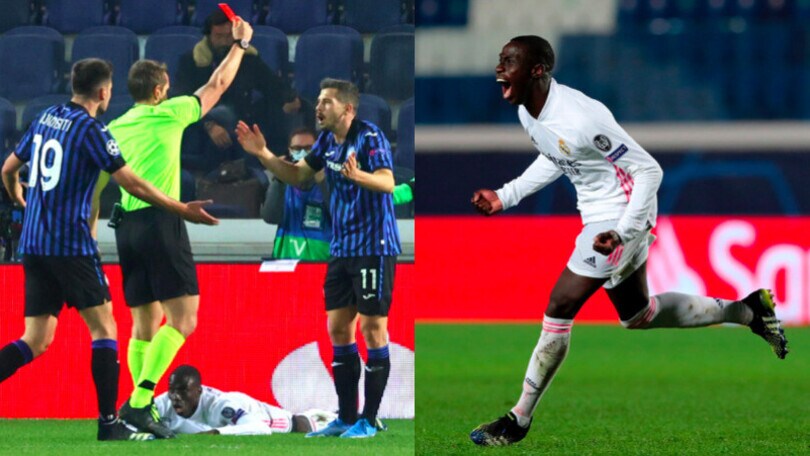 Freuler espulso, Mendy decisivo: Atalanta ko con il Real Madrid