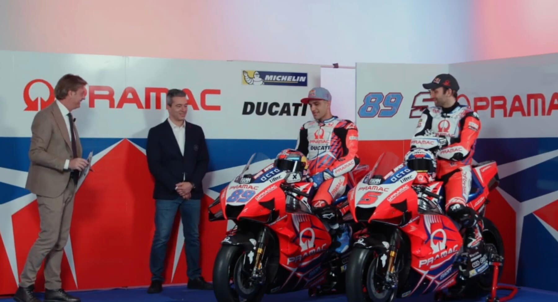 MotoGP: Pramac presenta le Ducati 2021 di Zarco e Martin