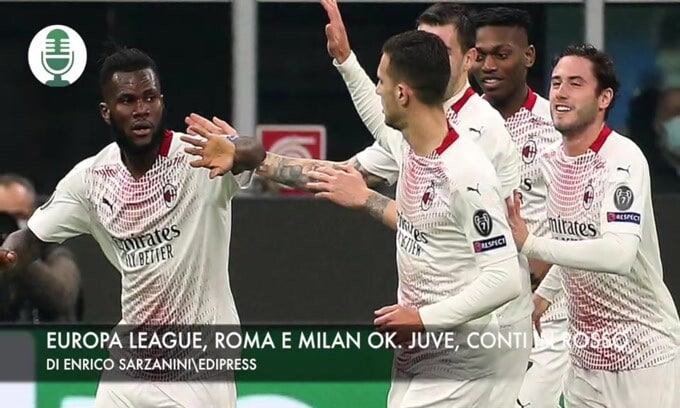 Europa League, Roma e Milan ok. Juve, conti in rosso