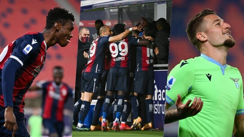 La Lazio crolla a Bologna: 2-0 con Mbaye e Sansone