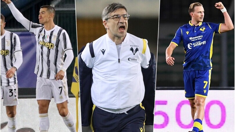 Il Verona ferma la Juve: Barak risponde a Cristiano Ronaldo