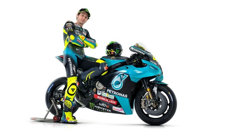 MotoGP: presentate le Yamaha Petronas 2021 di Rossi e Morbidelli