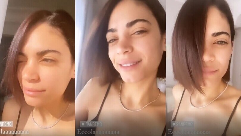 Sanremo, Elodie mostra la città in tutta la sua bellezza...