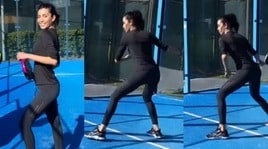 Federica Nargi, che fisico mentre gioca a padel