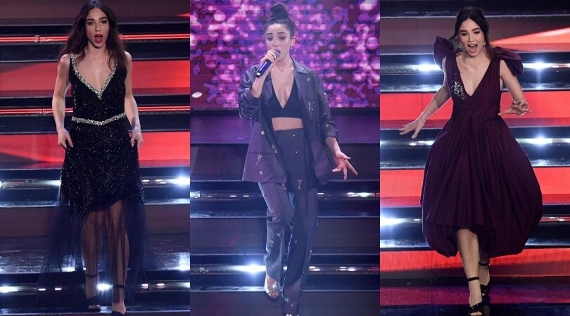 Matilda De Angelis strega Sanremo: i suoi look della prima serata