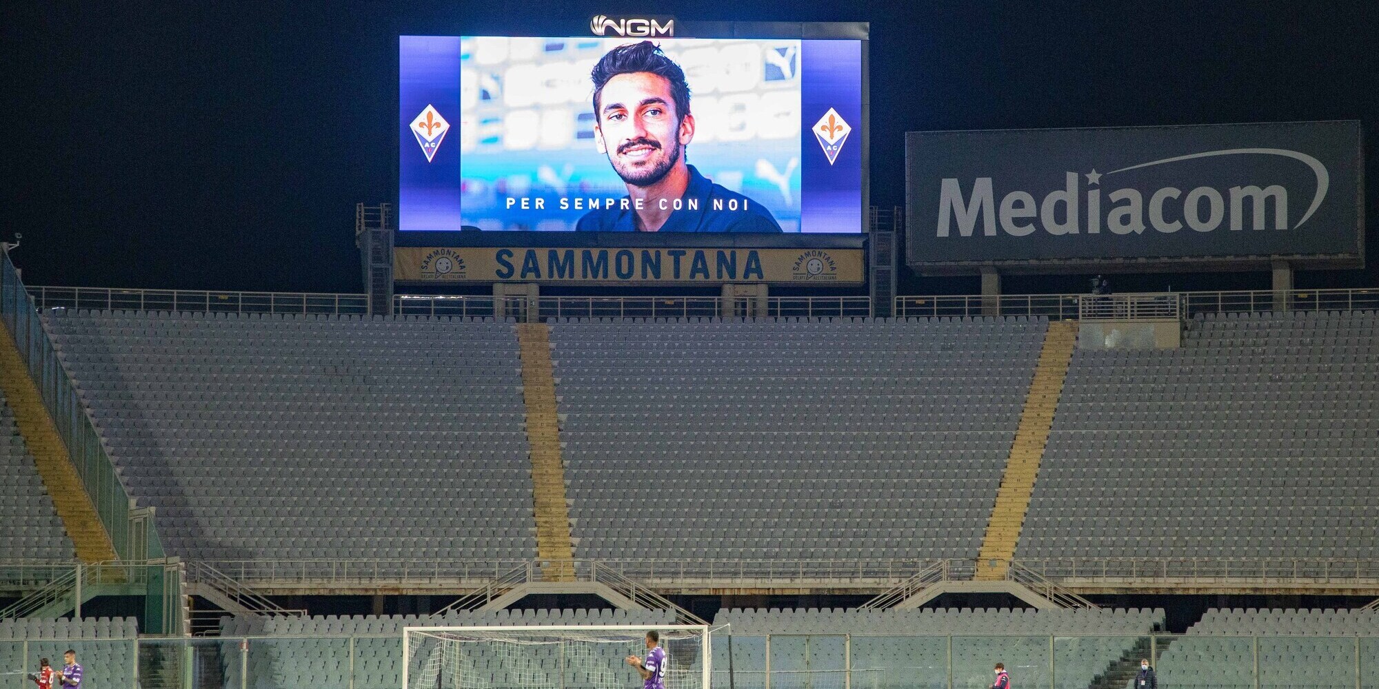 Fiorentina-Roma, al Franchi il ricordo di Davide Astori
