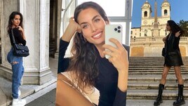 Irene Musacchio e il sole di Roma: prime foto nella Capitale