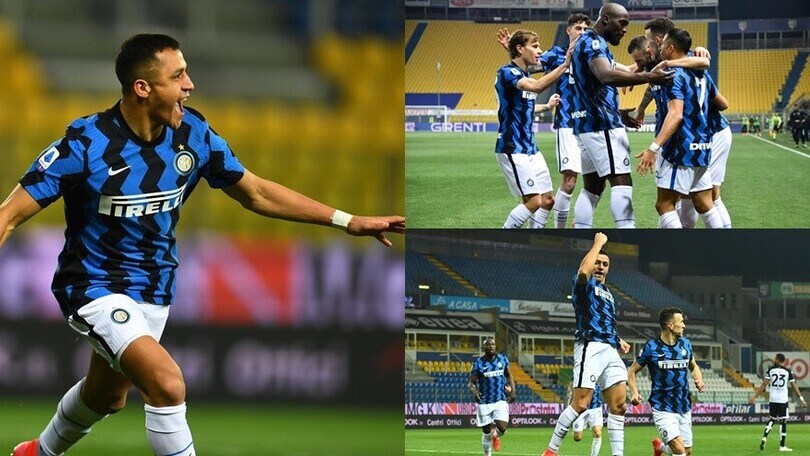 Show di Sanchez: l'Inter batte il Parma e va in fuga