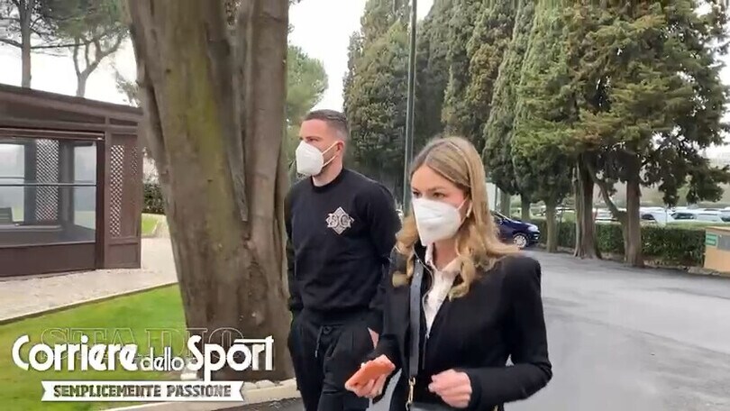 Roma, Veretout a Villa Stuart per gli esami al flessore