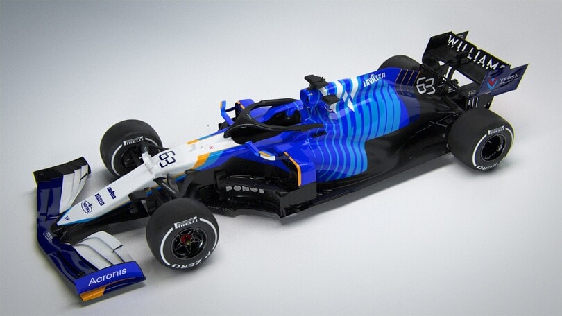 Williams FW43B, fascino vintage per la F1 di Russell e Latifi