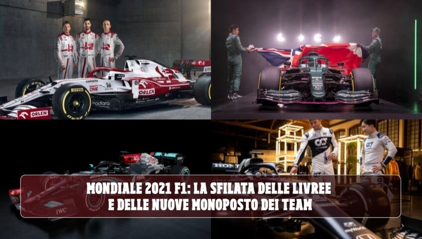 Formula 1, le auto del Mondiale 2021: manca solo la Ferrari