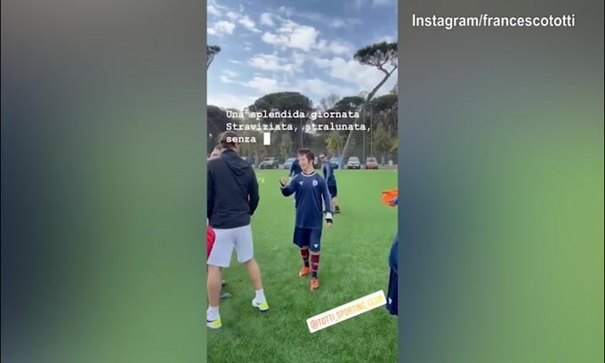 Totti, che numeri: "Una splendida giornata"