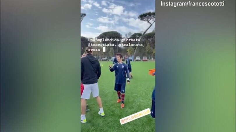 Totti, che numeri: "Una splendida giornata"
