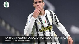 La Juve rimonta la Lazio. Fonseca: "Troppe gare"
