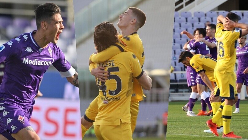 Il finale di Fiorentina-Parma è incredibile: autogol e 3-3!