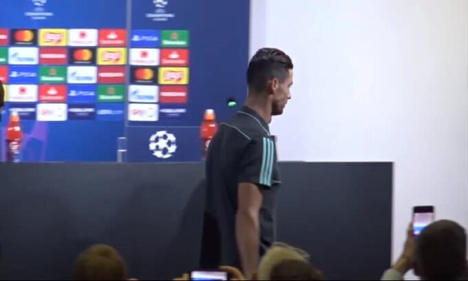 Ronaldo, la rabbia per la panchina con la Lazio