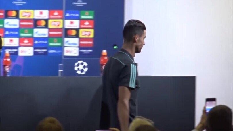 Ronaldo, la rabbia per la panchina con la Lazio