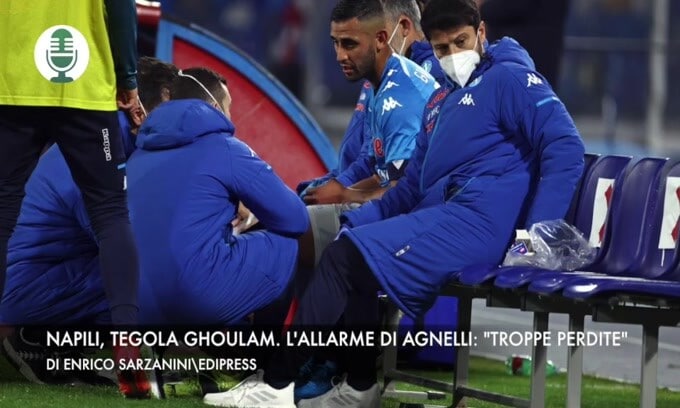 Napoli, tegola Ghoulam. L'allarme di Agnelli: "Troppe perdite"