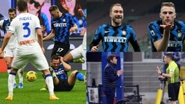 Conte scatenato, Skriniar decisivo: l'Inter batte l'Atalanta