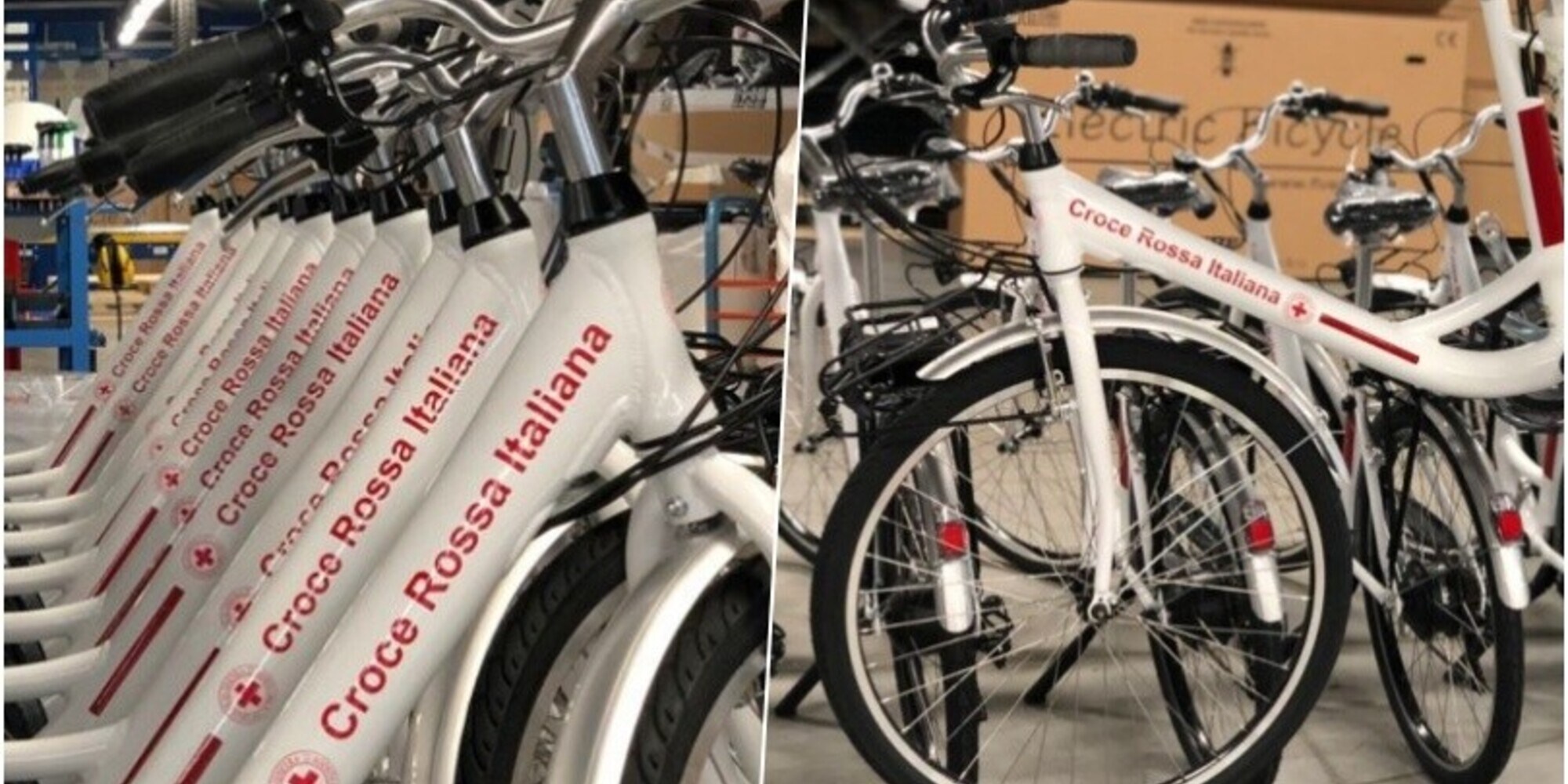 La Croce Rossa viaggia in eBike: consegnate le prime bici a pedalata assistita