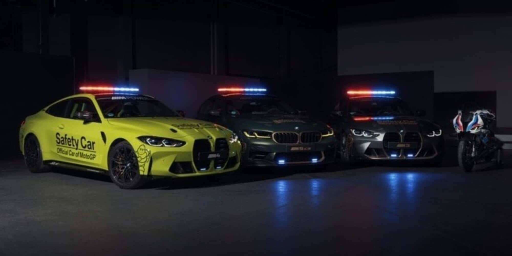 BMW Safety Car: tutta la gamma M in pista per la MotoGP