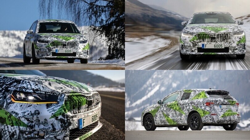 Nuova Skoda Fabia, test finali della quarta serie