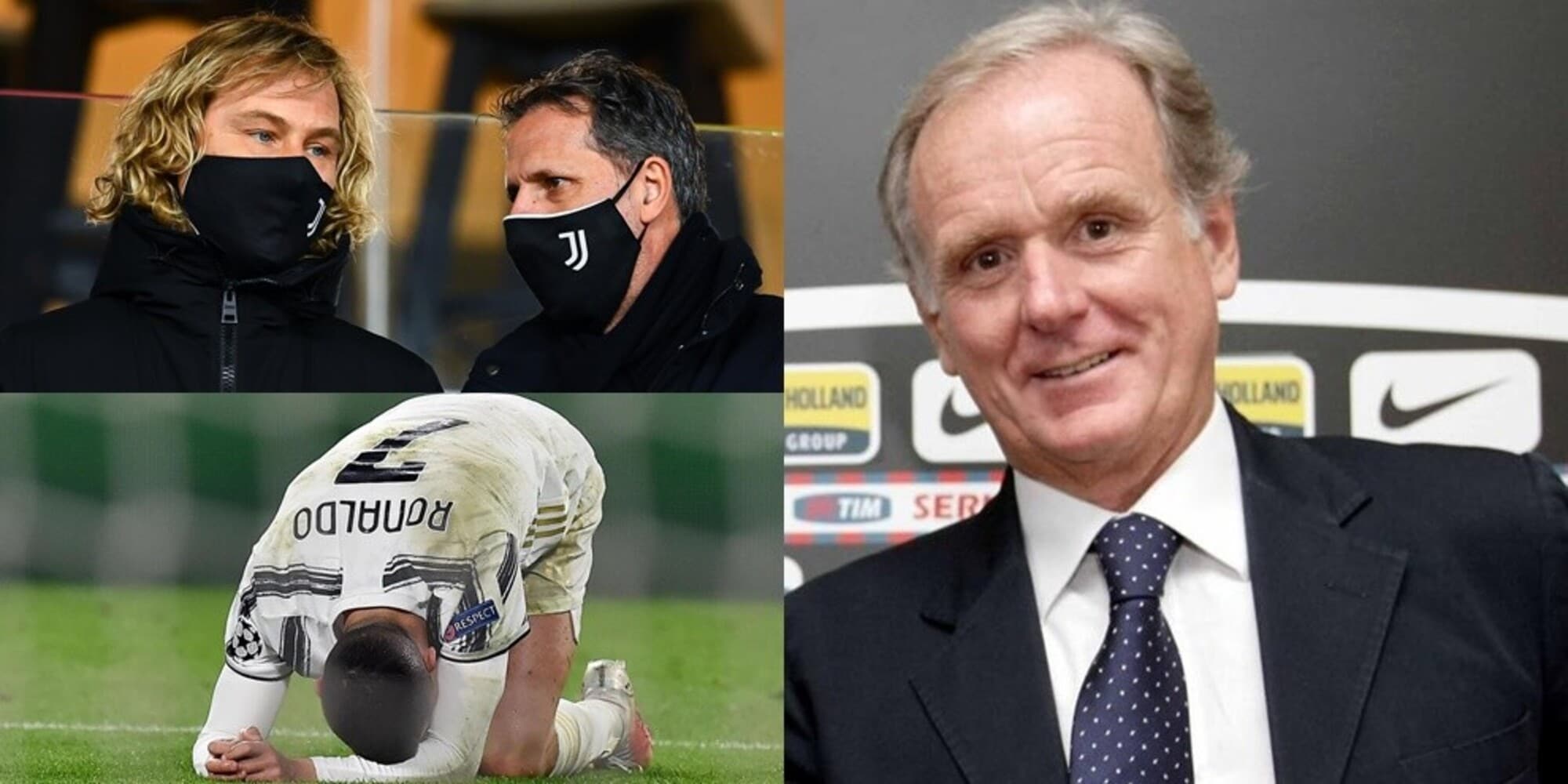 Juve, Cobolli Gigli furioso con Nedved, Paratici e Cristiano Ronaldo