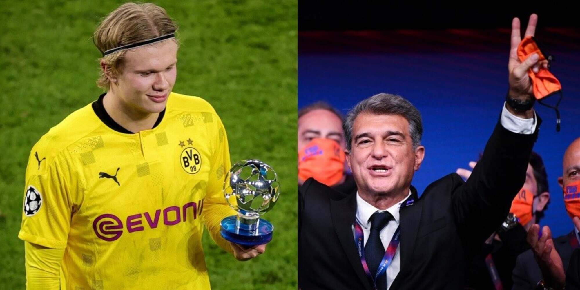 "Il Barcellona di Laporta vuole ripartire da Haaland"
