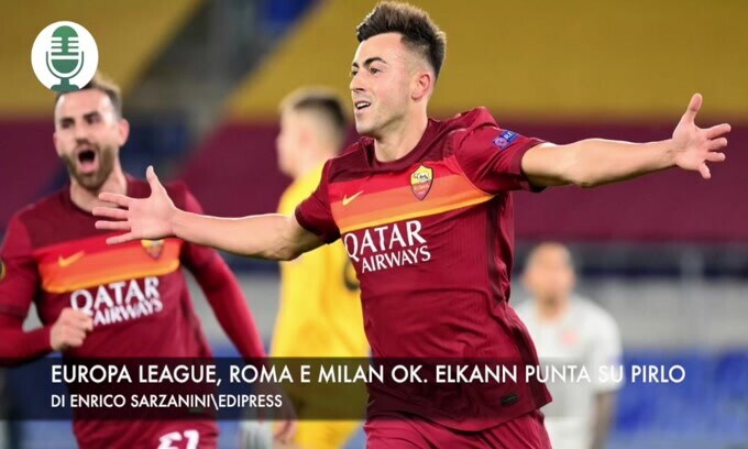 Europa League, Roma travolgente. Juve, Elkann punta su Pirlo