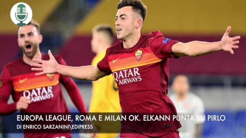 Europa League, Roma travolgente. Juve, Elkann punta su Pirlo