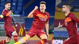 Roma, che tris allo Shakhtar: bomber Mancini, riecco El Shaarawy