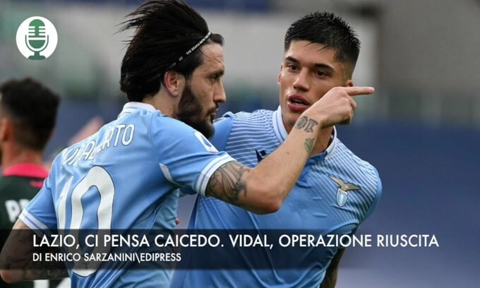Lazio, ci pensa Caicedo. Vidal, operazione riuscita