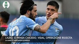Lazio, ci pensa Caicedo. Vidal, operazione riuscita