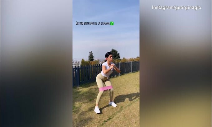 Ultimo allenamento della settimana per Georgina
