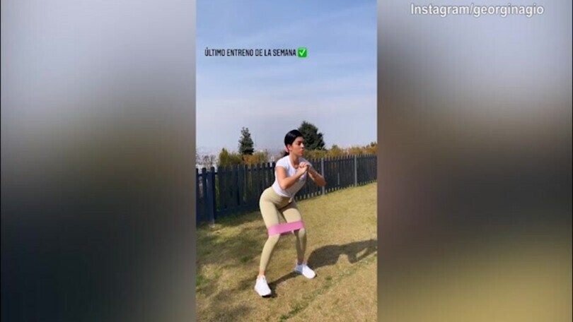 Ultimo allenamento della settimana per Georgina