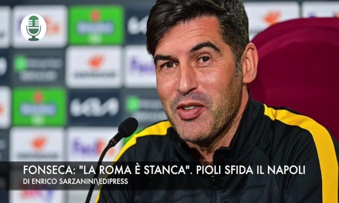 Fonseca: "La Roma è stanca". Pioli sfida il Napoli