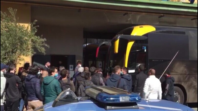 Roma, entusiasmo a Parma