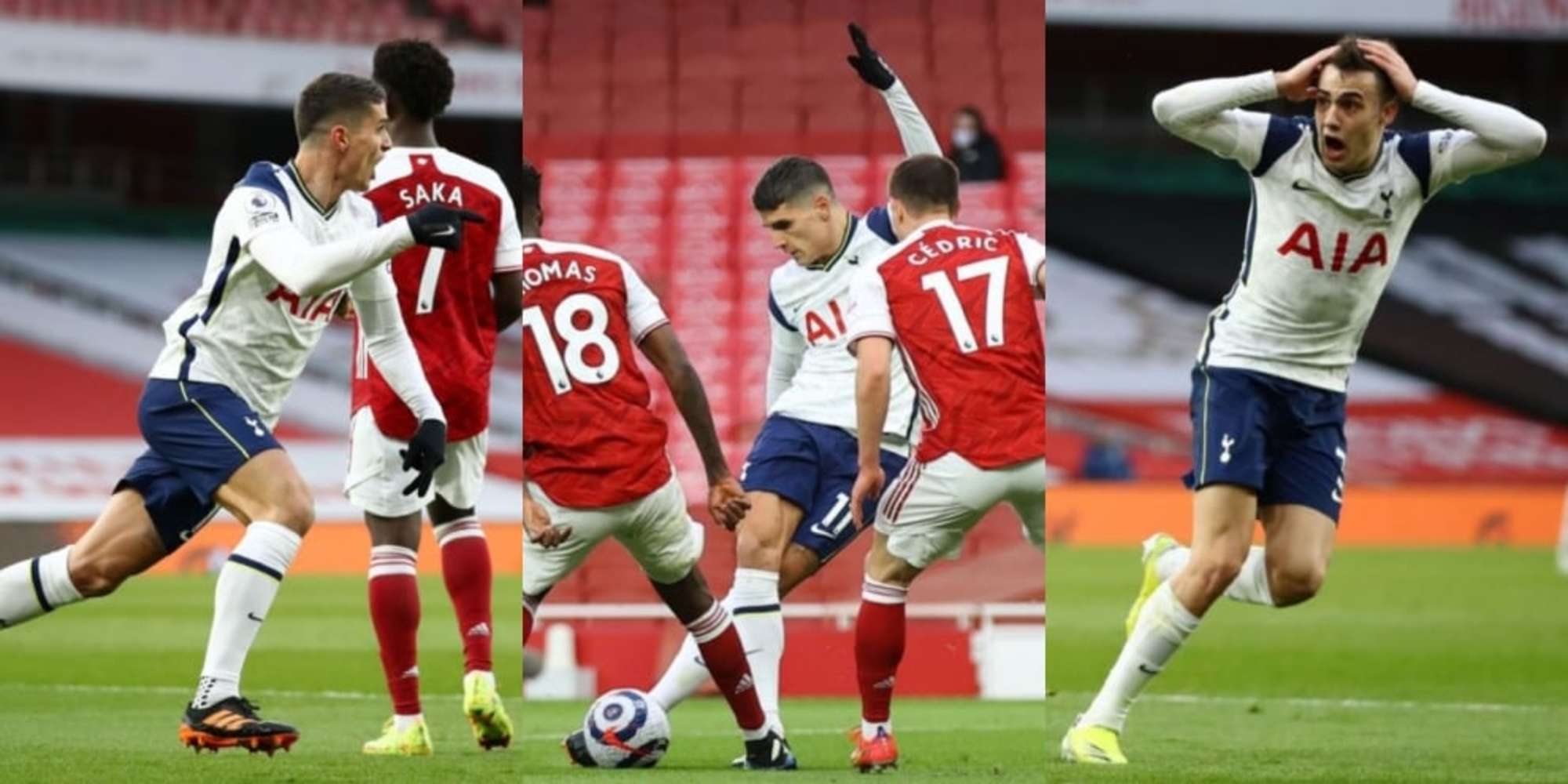 Lamela, il gol di rabona in Arsenal-Tottenham è una meraviglia!