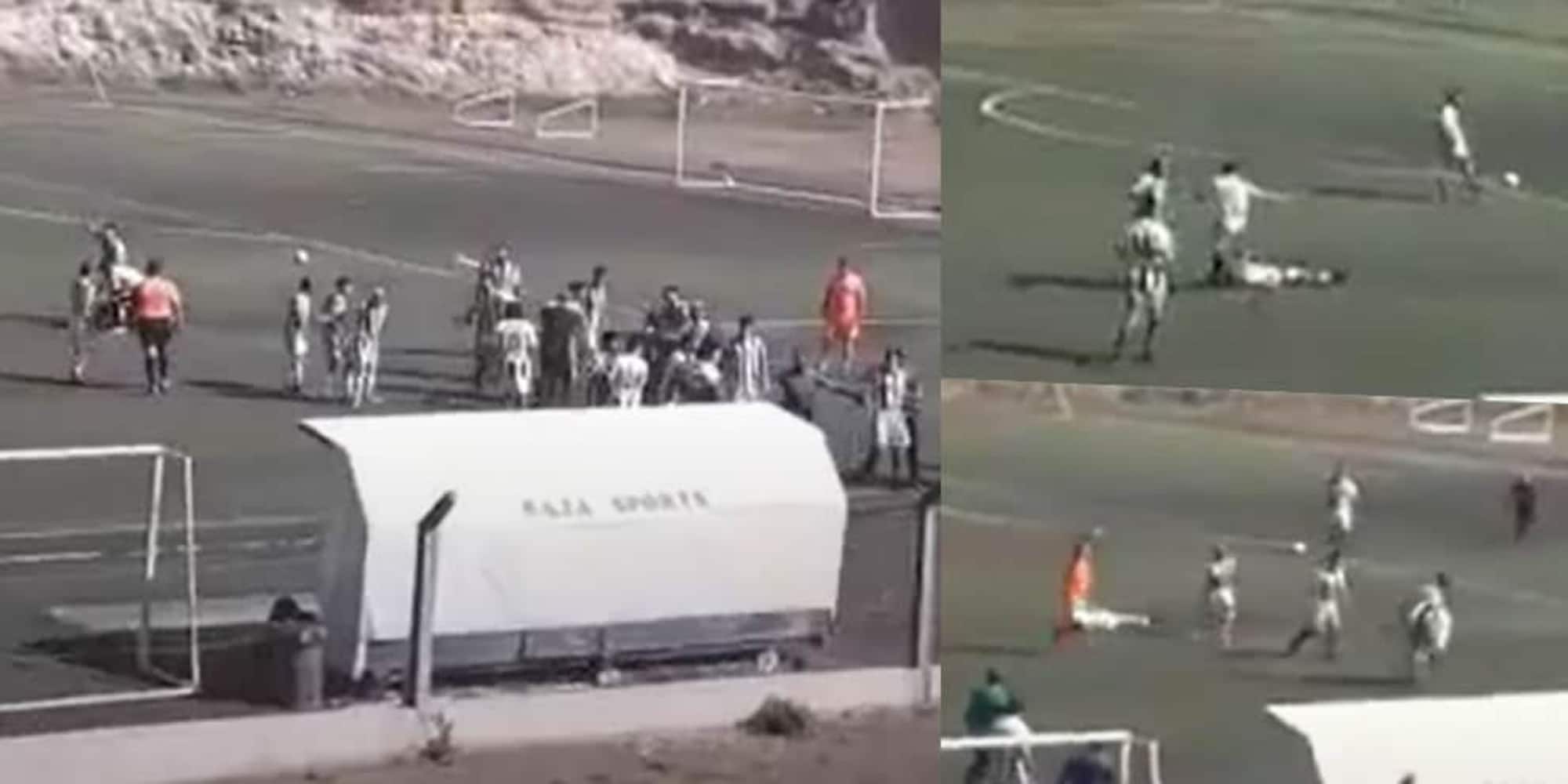 Calcio in testa, rissa in campo e campionato sospeso: bufera in Argentina!