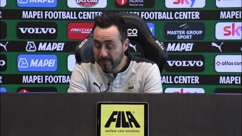 De Zerbi: "Per l'Europa servono una serie di vittorie"