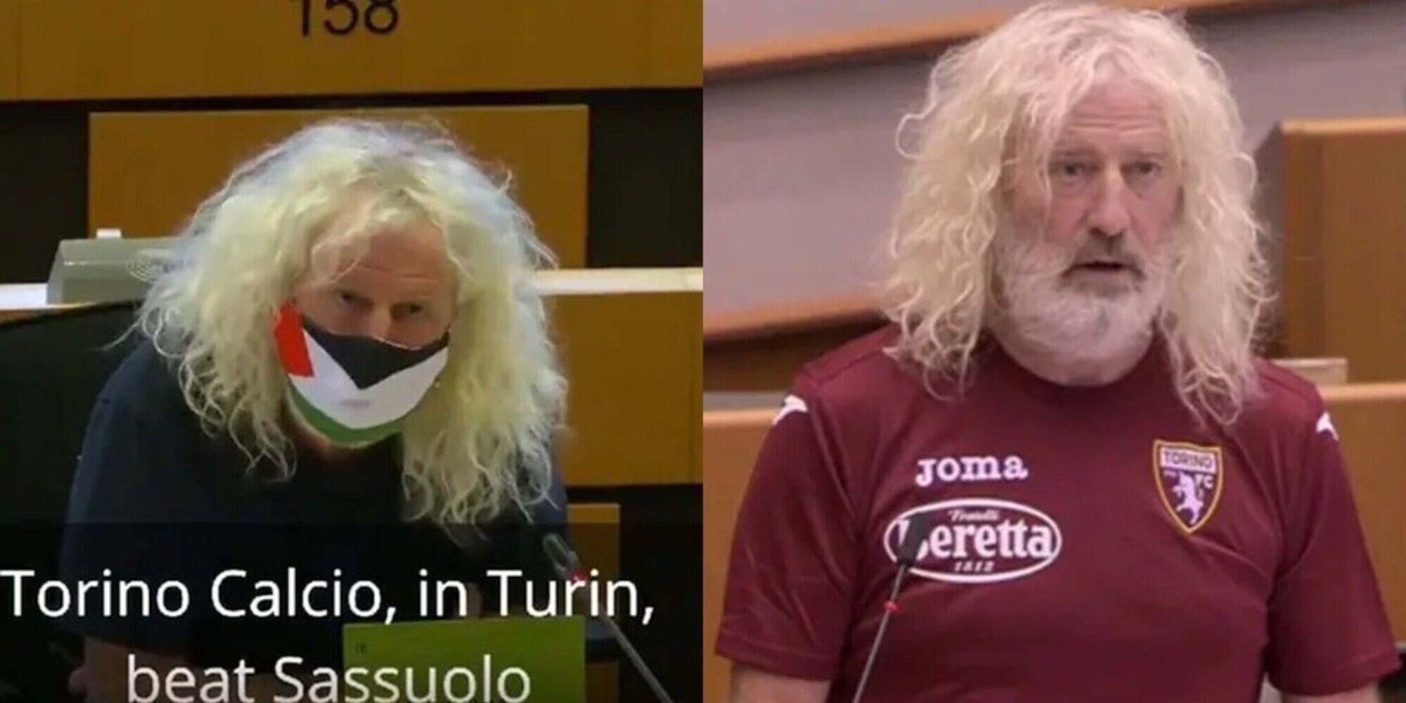 Torino, europarlamentare celebra il 3-2 contro il Sassuolo in aula