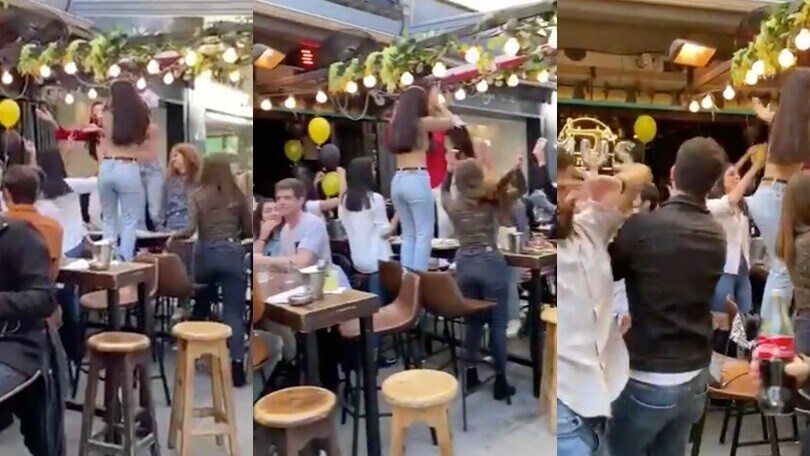 Tel Aviv torna alla normalità: i ragazzi ballano in strada