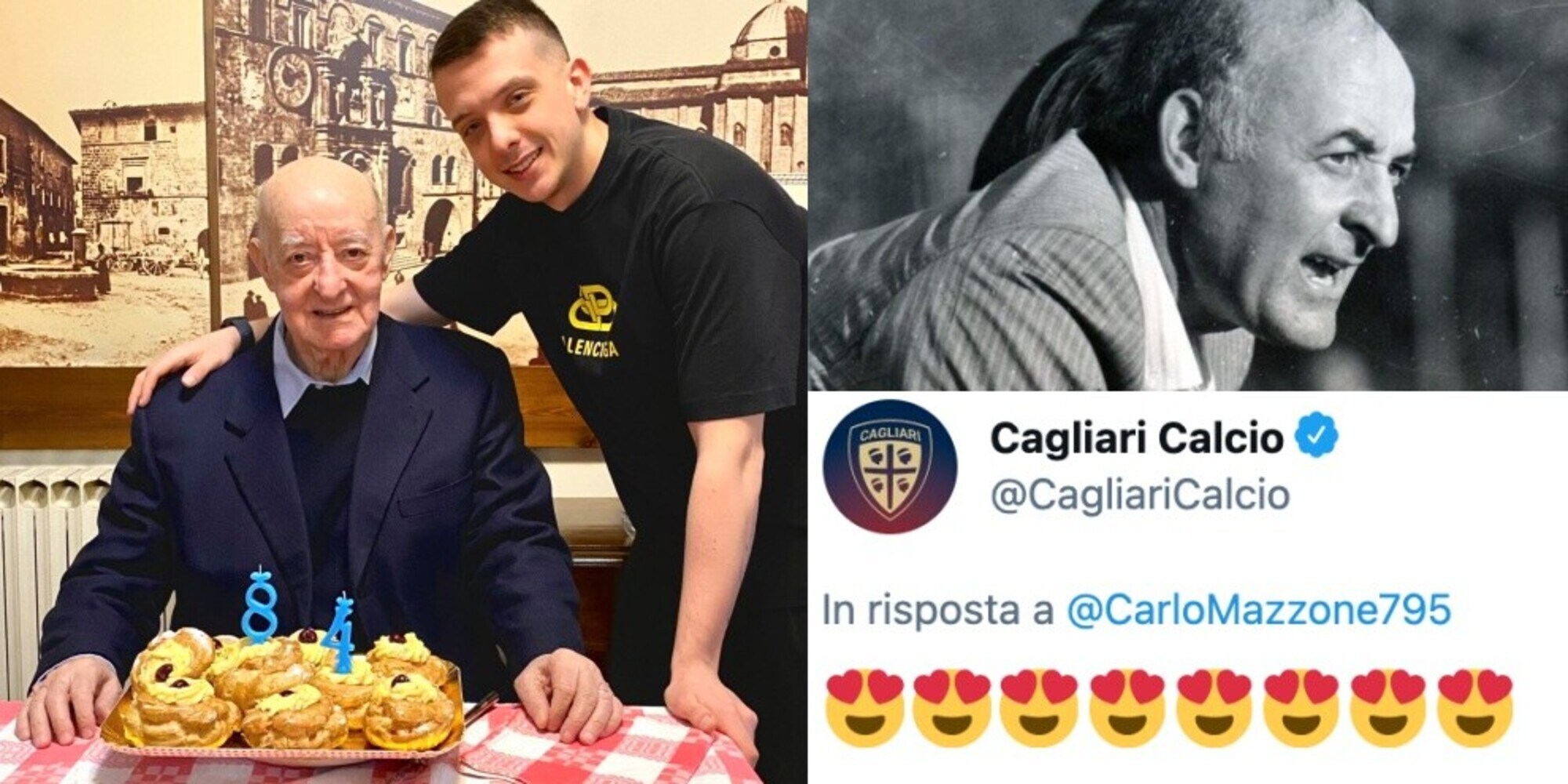 Carlo Mazzone compie 84 anni: il “grazie” social fa il giro del web
