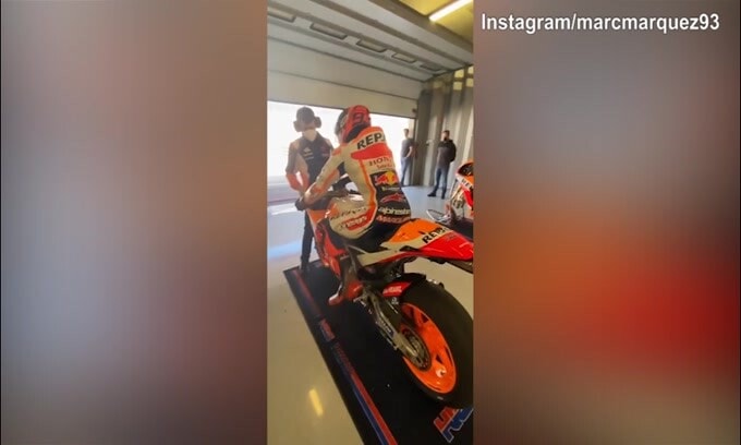 Marquez, prosegue il lavoro in pista