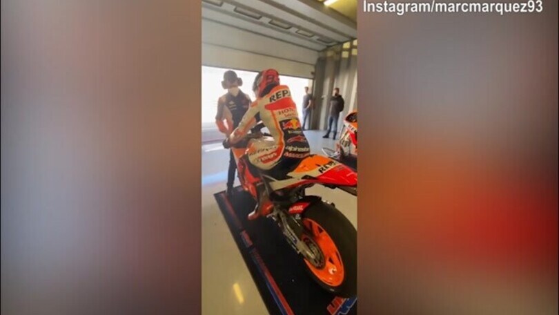 Marquez, prosegue il lavoro in pista